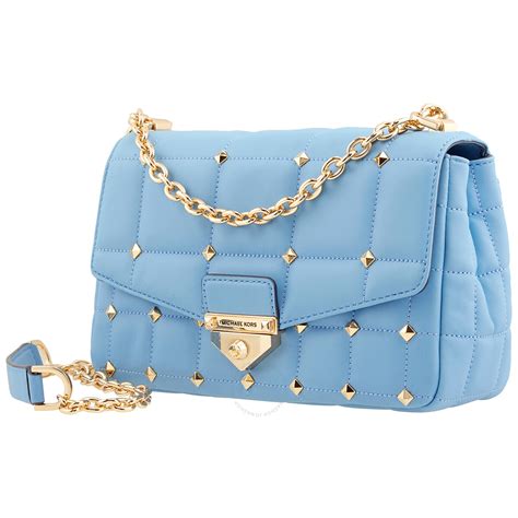 SoHo Large Studded Quilted Shoulder Bag 